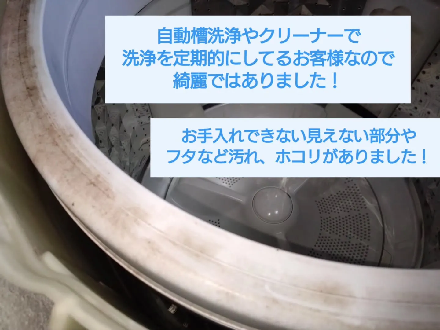 ダスキンの洗濯機クリーニング!